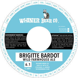 Whiner Beer Company Brigitte Bardot