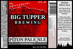 Big Tupper Brewing Piton Pale Ale