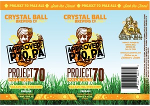 Crystal Ball Brewing Co. Project 70 Pale Ale December 2016