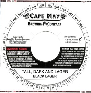 Tall, Dark, And Lager December 2016