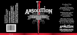 Absolution Brewing Company Cardinal Sin Red Ale