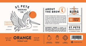 St Pete Brewing Orange