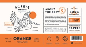 St Pete Brewing Orange