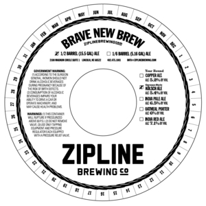 Zipline Brewing Co. German-style Kolsch January 2017