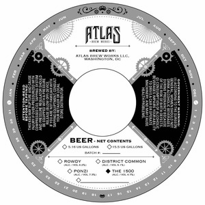 Atlas Brew Works The 1500 December 2016