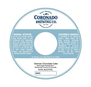 Coronado Brewing Company German Chocolate Cake Barrel Aged