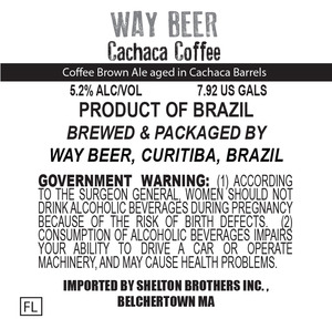 Way Beer Cachaca Coffee December 2016