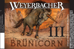 Weyerbacher Brunicorn Iii December 2016