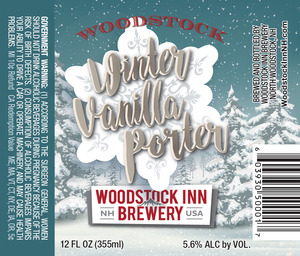 Woodstock Inn Brewery Winter Vanilla December 2016