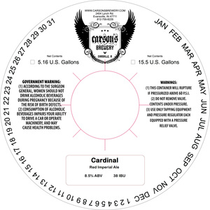 Carson's Brewery Cardinal