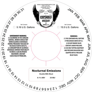 Carson's Brewery Nocturnal Emissions