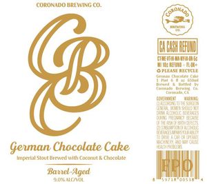 Coronado Brewing Company German Chocolate Cake Barrel Aged