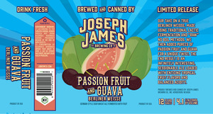 Joseph James Brewing Co., Inc. Passion Fruit Guava