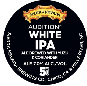 Sierra Nevada Audition White IPA December 2016