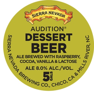 Sierra Nevada Audition Dessert Beer December 2016