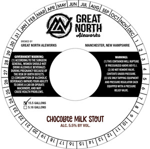 Great North Aleworks Chocolate Milk Stout December 2016