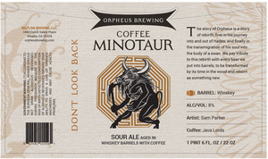 Orpheus Brewing Coffee Minotaur December 2016