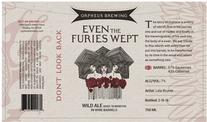 Orpheus Brewing Even The Furies Wept December 2016