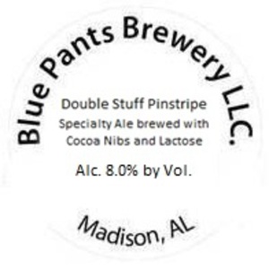 Blue Pants Brewery Double Stuff Pinstripe December 2016