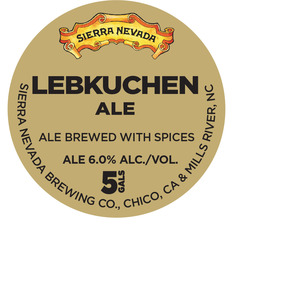 Sierra Nevada Lebkuchen Ale December 2016