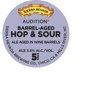 Sierra Nevada Audition Barrel-aged Hop & Sour December 2016