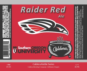 Caldera Raider Red Ale January 2017
