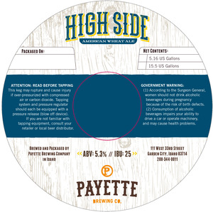 High Side American Wheat Ale 