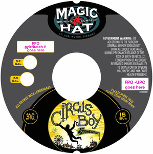 Magic Hat Circus Boy The Hefeweizen December 2016