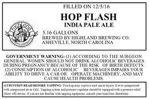 Highland Brewing Co. Hop Flash December 2016