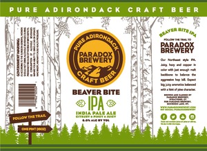 Paradox Brewery Beaver Bite IPA December 2016