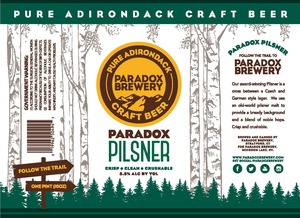 Paradox Brewery Paradox Pilsner