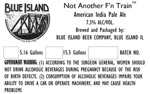 Blue Island Beer Company Not Another F'n Train December 2016