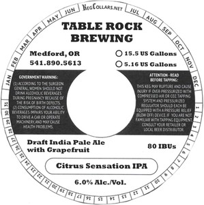 Table Rock Brewing Citrus Sensation IPA