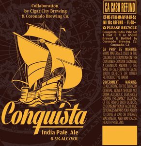 Coronado Brewing Company Conquista December 2016