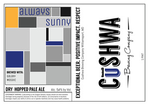 Always Sunny Pale Ale December 2016