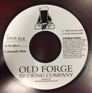 Old Forge Gose December 2016