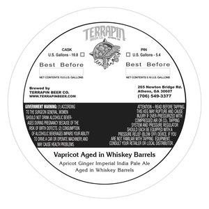 Terrapin Vapricot Aged In Whiskey Barrels December 2016
