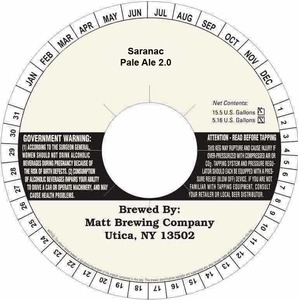 Saranac Pale Ale 2.0