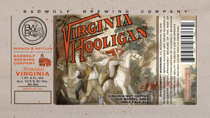 Virginia Hooligan Va Wet Hopped Gin Bbl India Pale Ale