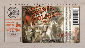 Virginia Hooligan Va Wet Hopped Bourbon Agd India Pale Ale