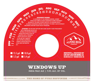 Alpine Beer Company Windows Up