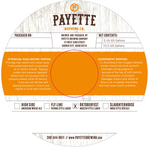 Payette Brewing Company January 2017