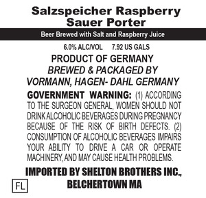 Vormann Salzspeicher Raspberry