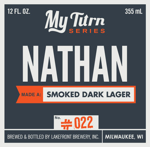 Lakefront Brewery Nathan Made A Smoked Dark Lager