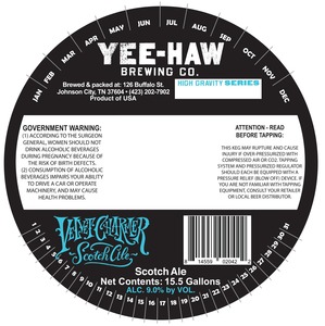 Yee Haw Scotch Ale Velvet Charmer