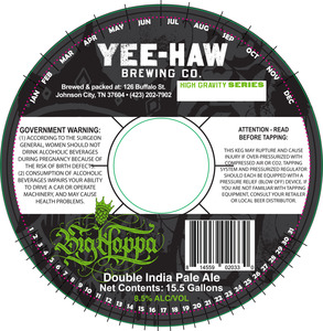 Yee Haw Double Ipa Big Hoppa January 2017