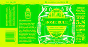 Atlas Brew Works Home Rule January 2017