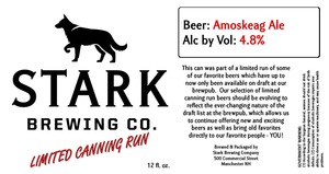 Stark Brewing Company Amoskeag Ale