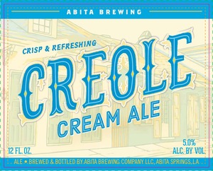 Abita Brewing Company Creole Cream Ale January 2017