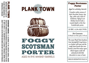 Barrel-aged Foggy Scotsman 